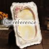 Resin 4x6 Picture Frame Retro Rose Wedding Photo Frame Handmade White Flower Carved Photo Frame Display