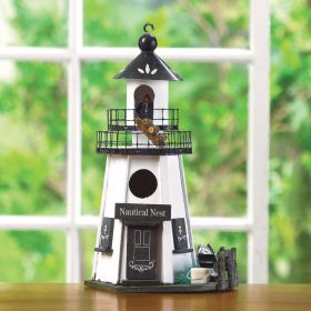 Nautical Nest Lighthouse Bird House