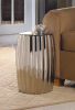 Silver Decorative Stool