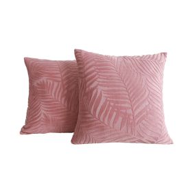 Home Cushion Cotton And Linen Cushion Case (Option: Pink-45x45cm)