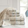 Serene Embroidered Cotton Jacquard 6 Piece Towel Set