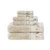 Serene Embroidered Cotton Jacquard 6 Piece Towel Set