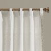 Mila Cotton Printed Curtain Panel with Chenille detail and Lining